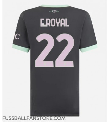 AC Milan Emerson Royal #22 Replik 3rd trikot Damen 2024-25 Kurzarm